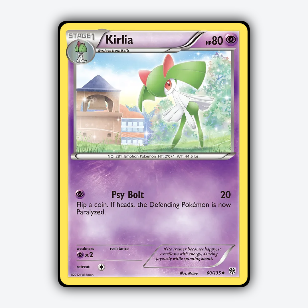 Kirlia 060/135 - Plasma Storm Set - Card Rug