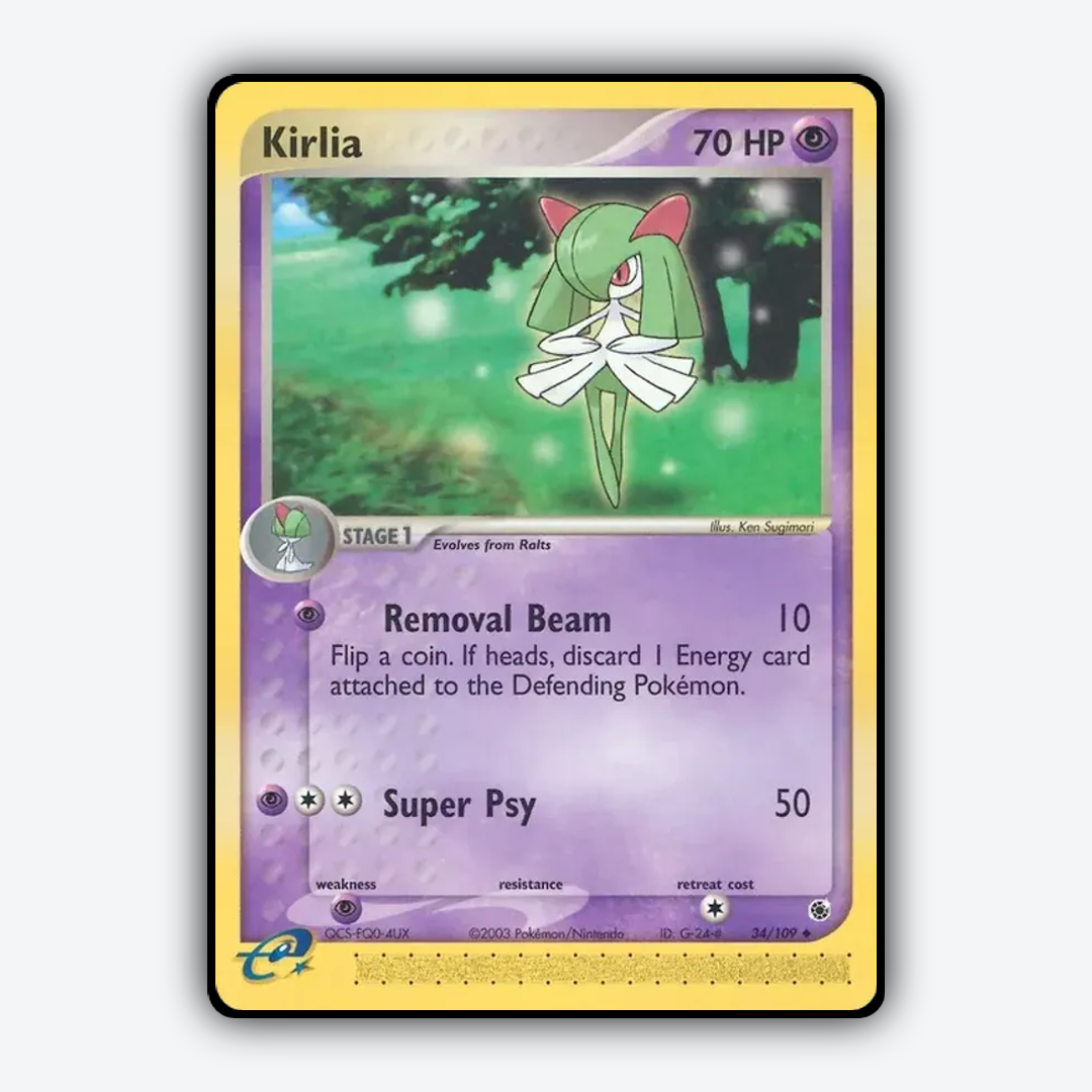 Kirlia 034/109 - Ruby & Sapphire Set - Card Rug