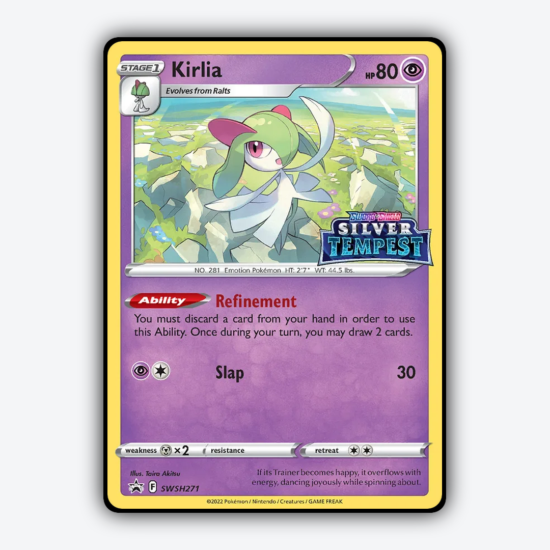 Kirlia #271 - SWSH Black Star Promos Set - Card Rug
