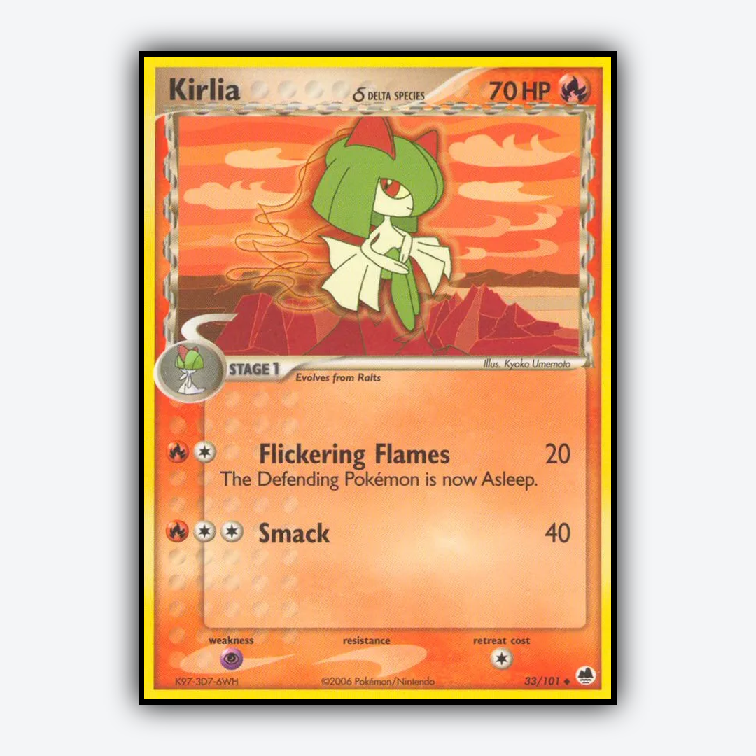 Kirlia δ 033/101 - Dragon Frontiers Set - Card Rug
