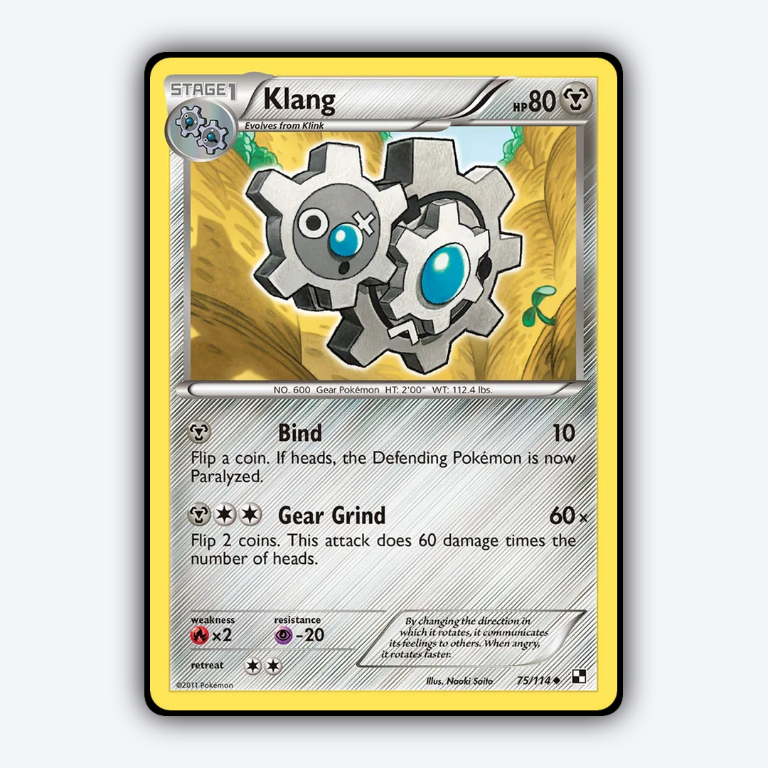 Klang 075/114 - Black & White Set - Card Rug