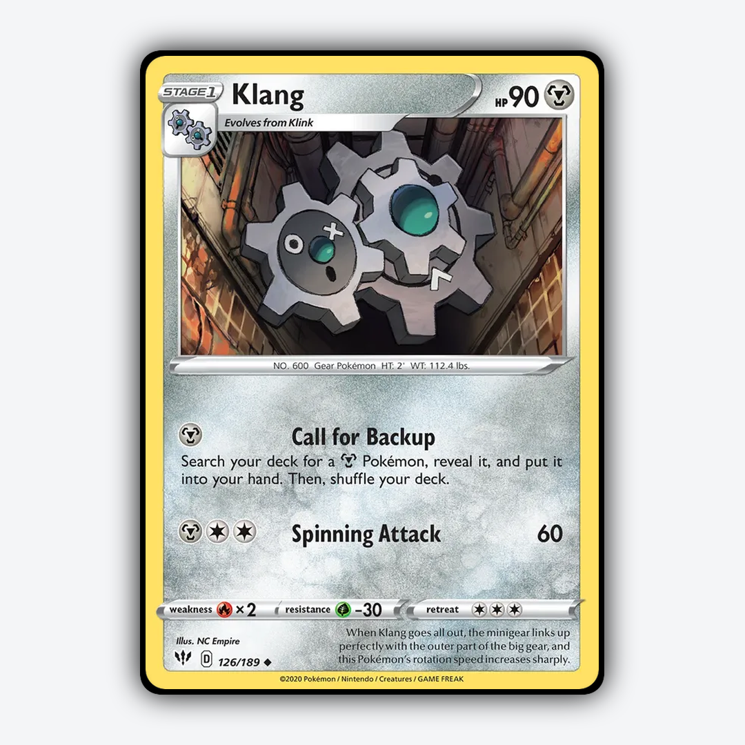 Klang 126/189 - Darkness Ablaze Set - Card Rug