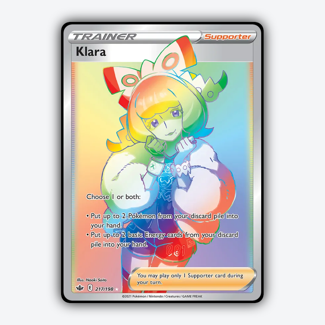 Klara 217/198 - Chilling Reign Set - Card Rug
