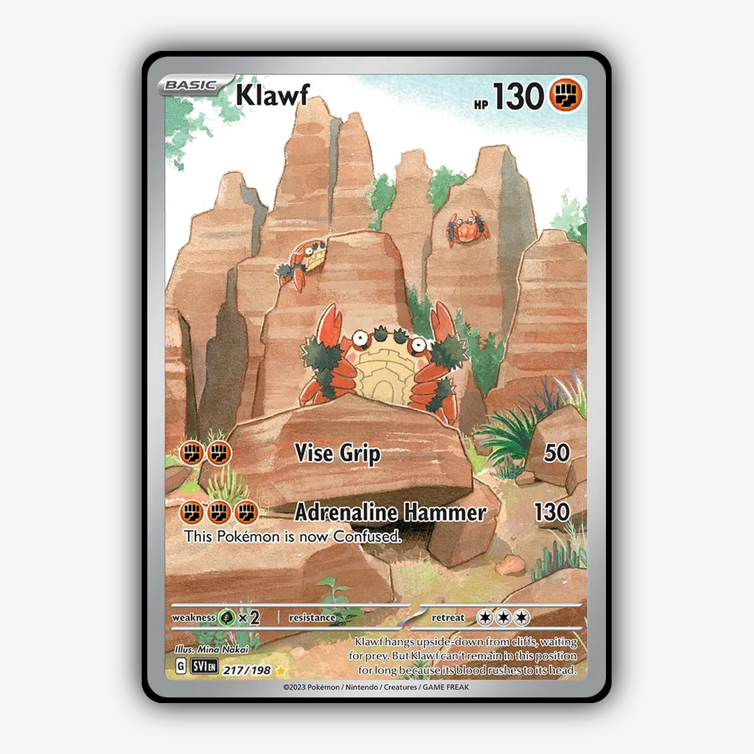 Klawf 217/198 - Scarlet & Violet Set - Card Rug
