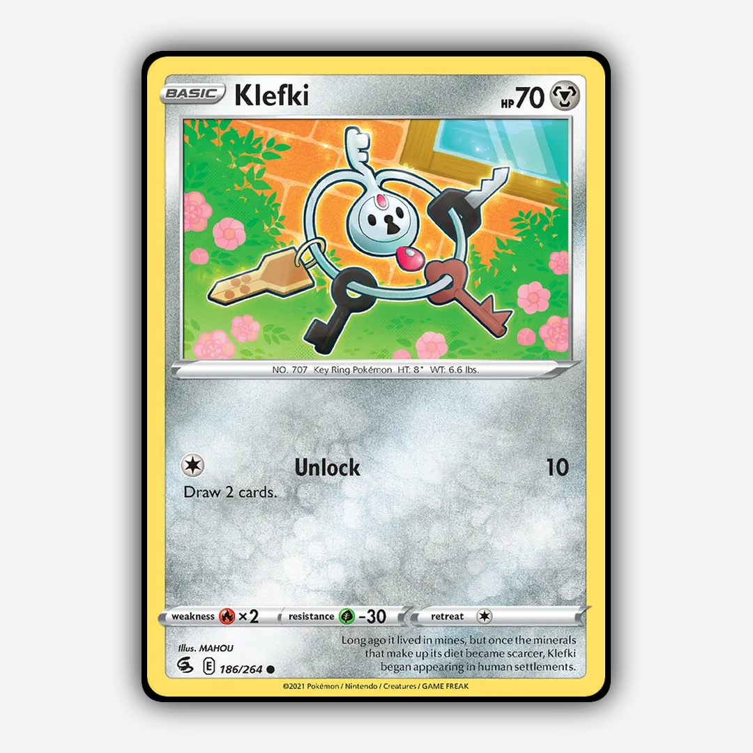 Klefki 186/264 - Fusion Strike Set - Card Rug