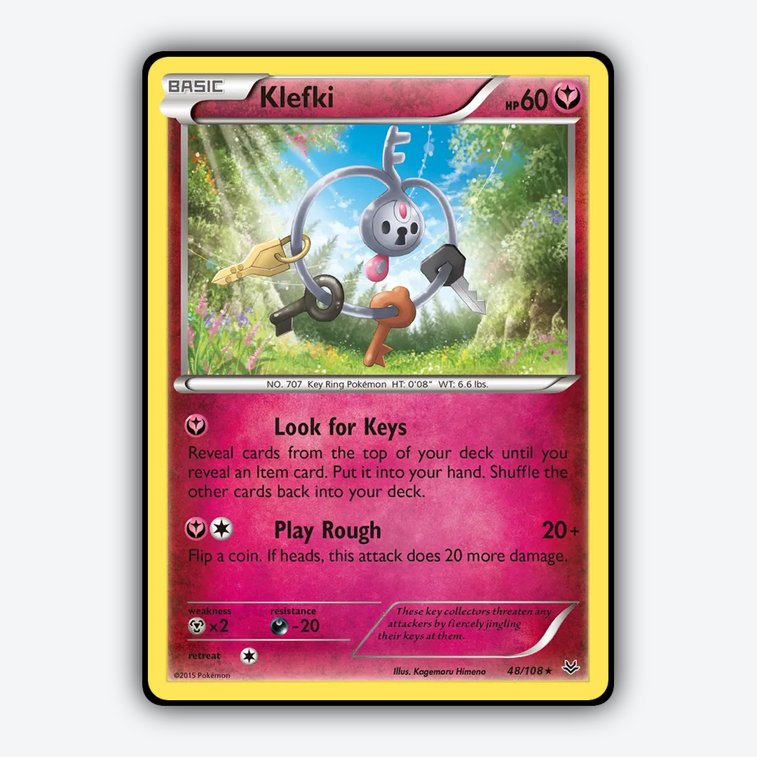 Klefki 048/108 - Roaring Skies Set - Card Rug