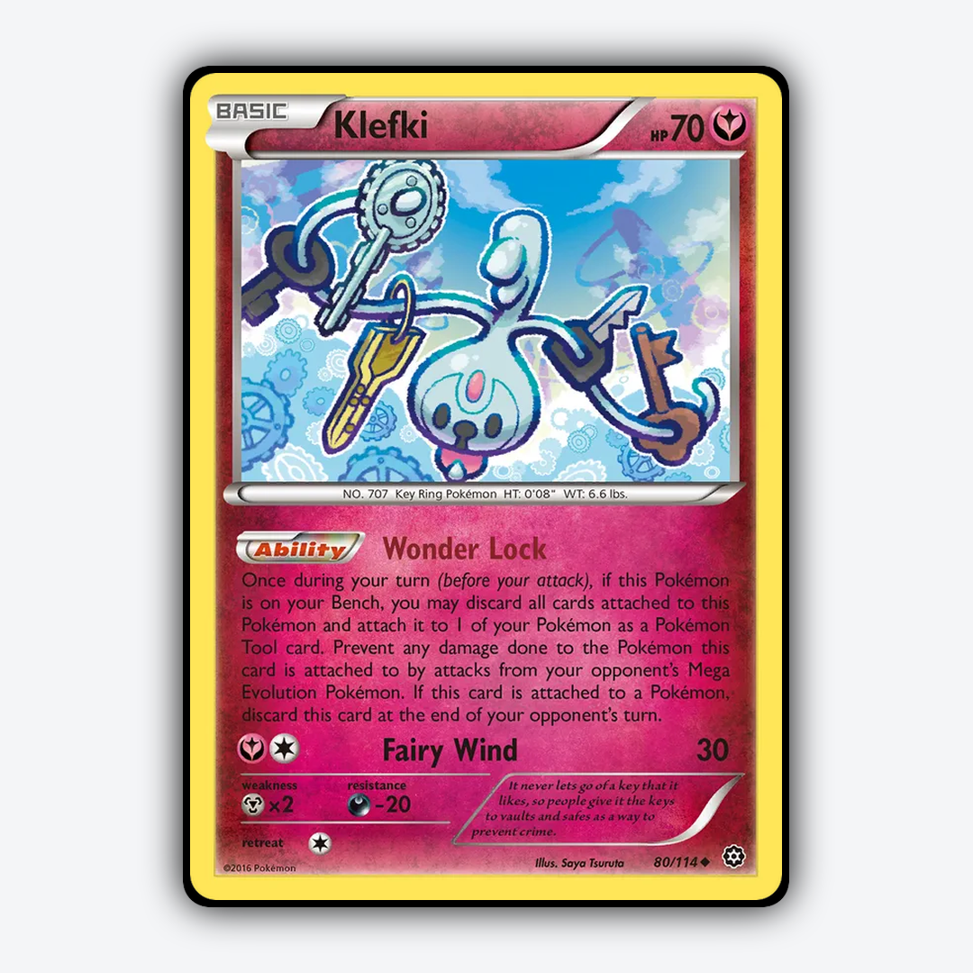 Klefki 080/114 - Steam Siege Set - Card Rug