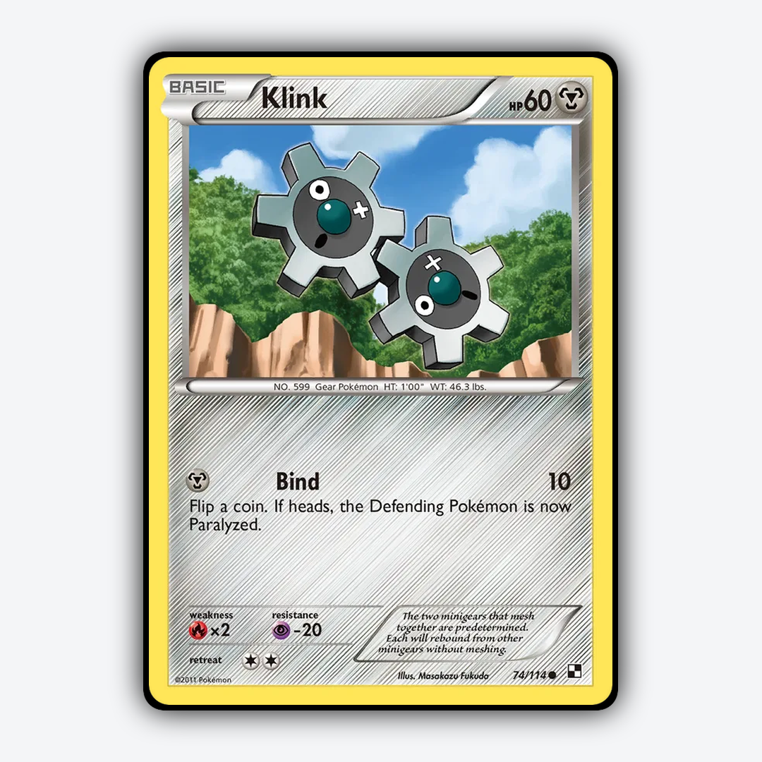 Klink 074/114 - Black & White Set - Card Rug