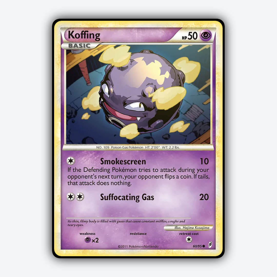 Koffing 060/95 - Call of Legends Set - Card Rug