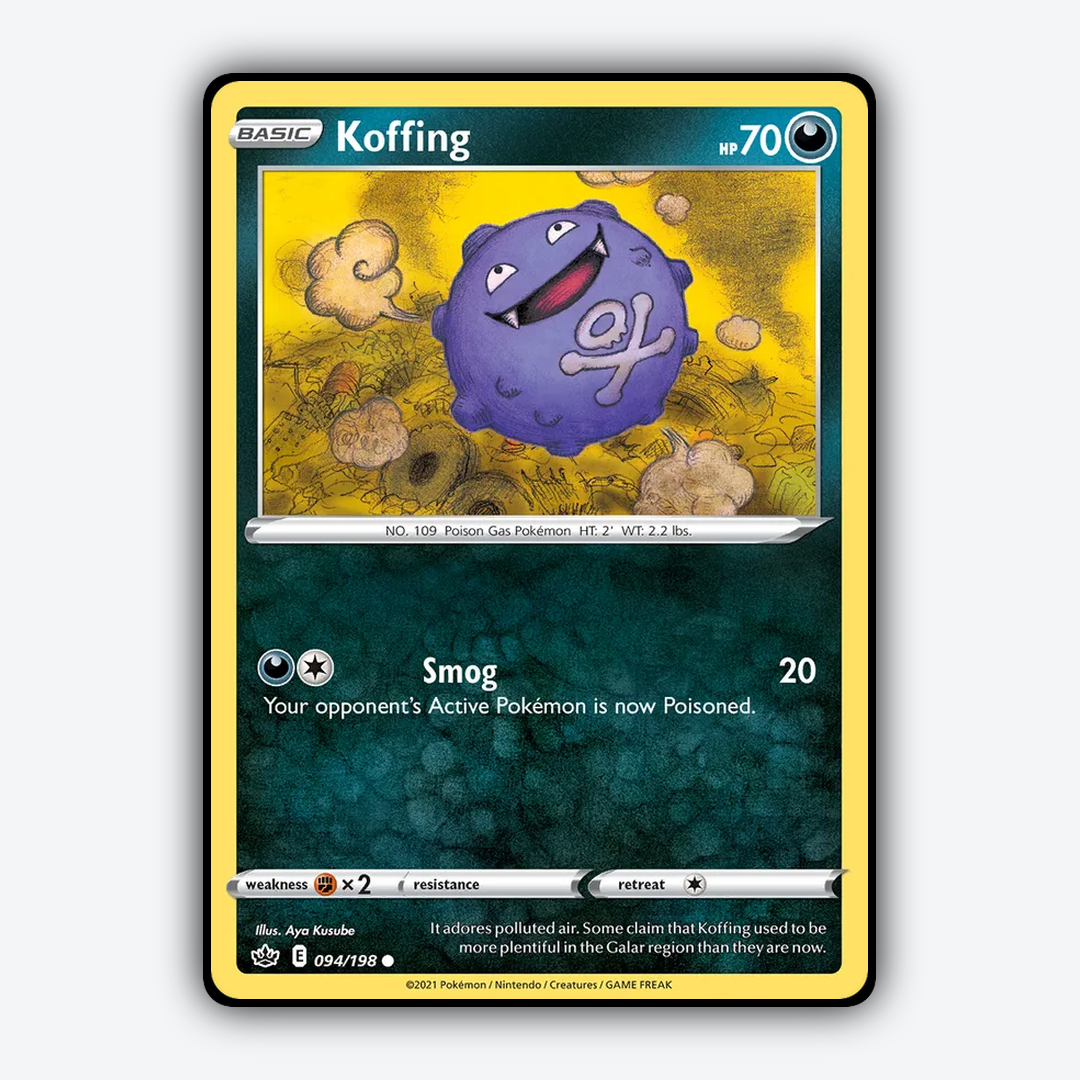 Koffing 094/198 - Chilling Reign Set - Card Rug