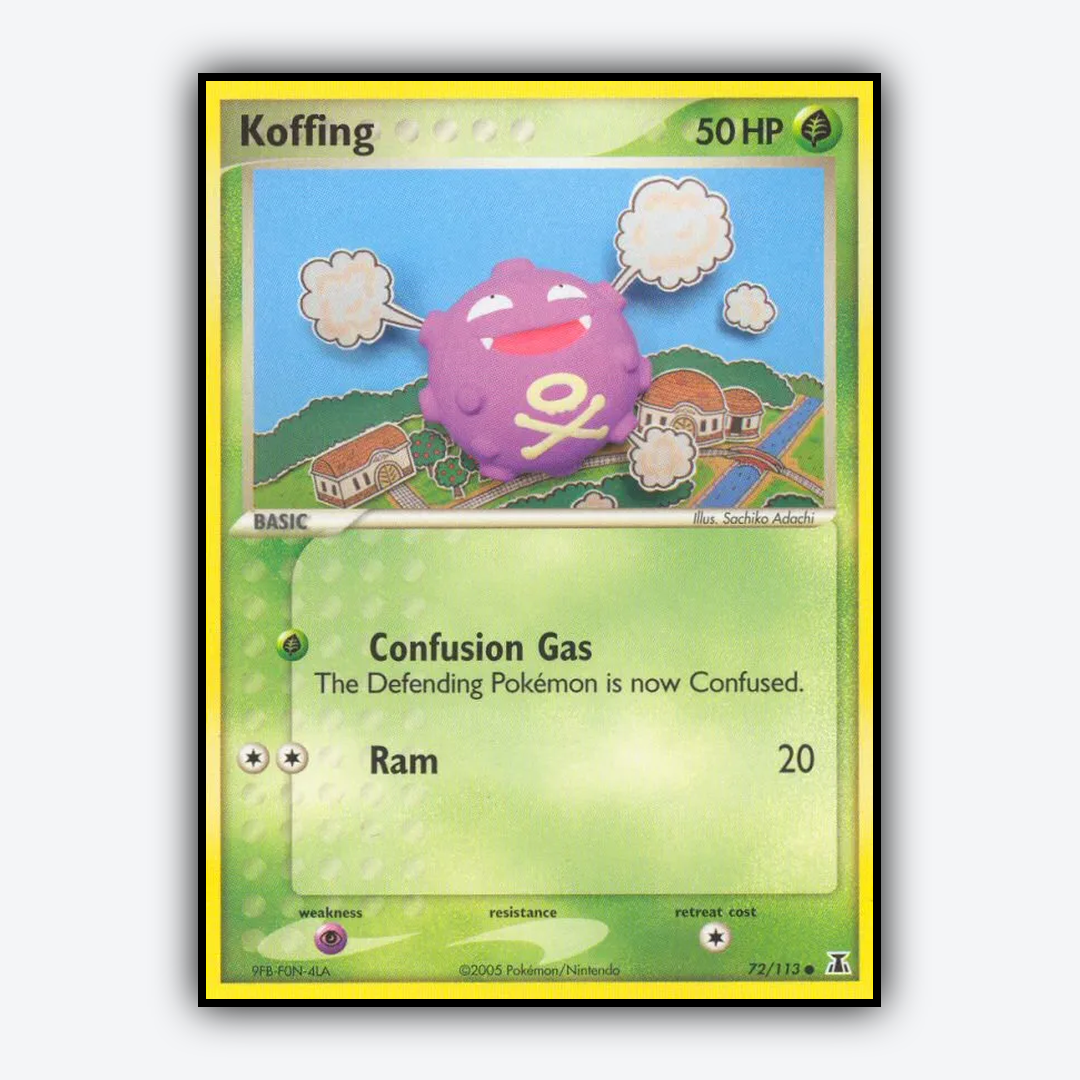 Koffing 072/113 - Delta Species Set - Card Rug