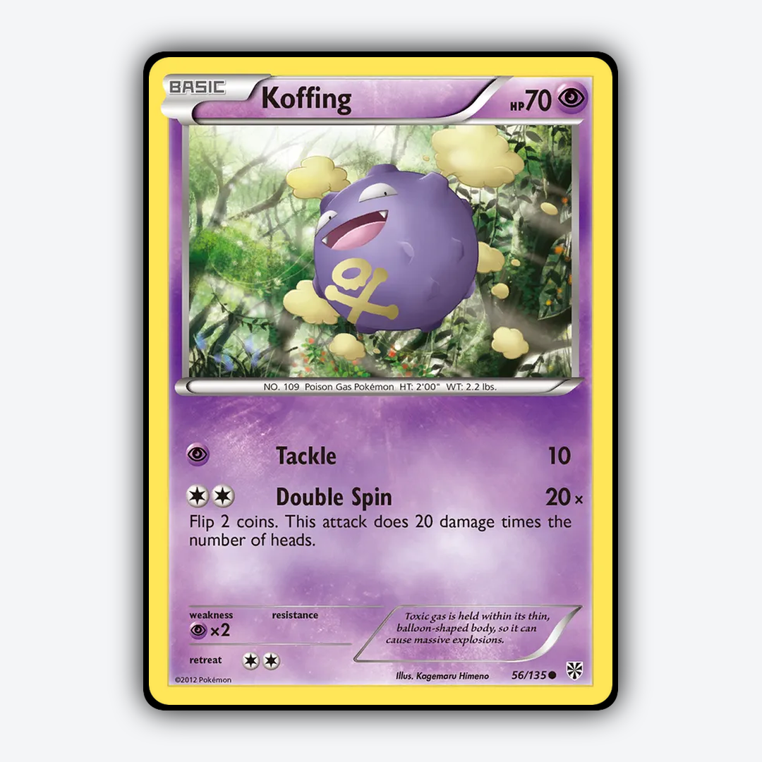 Koffing 056/135 - Plasma Storm Set - Card Rug