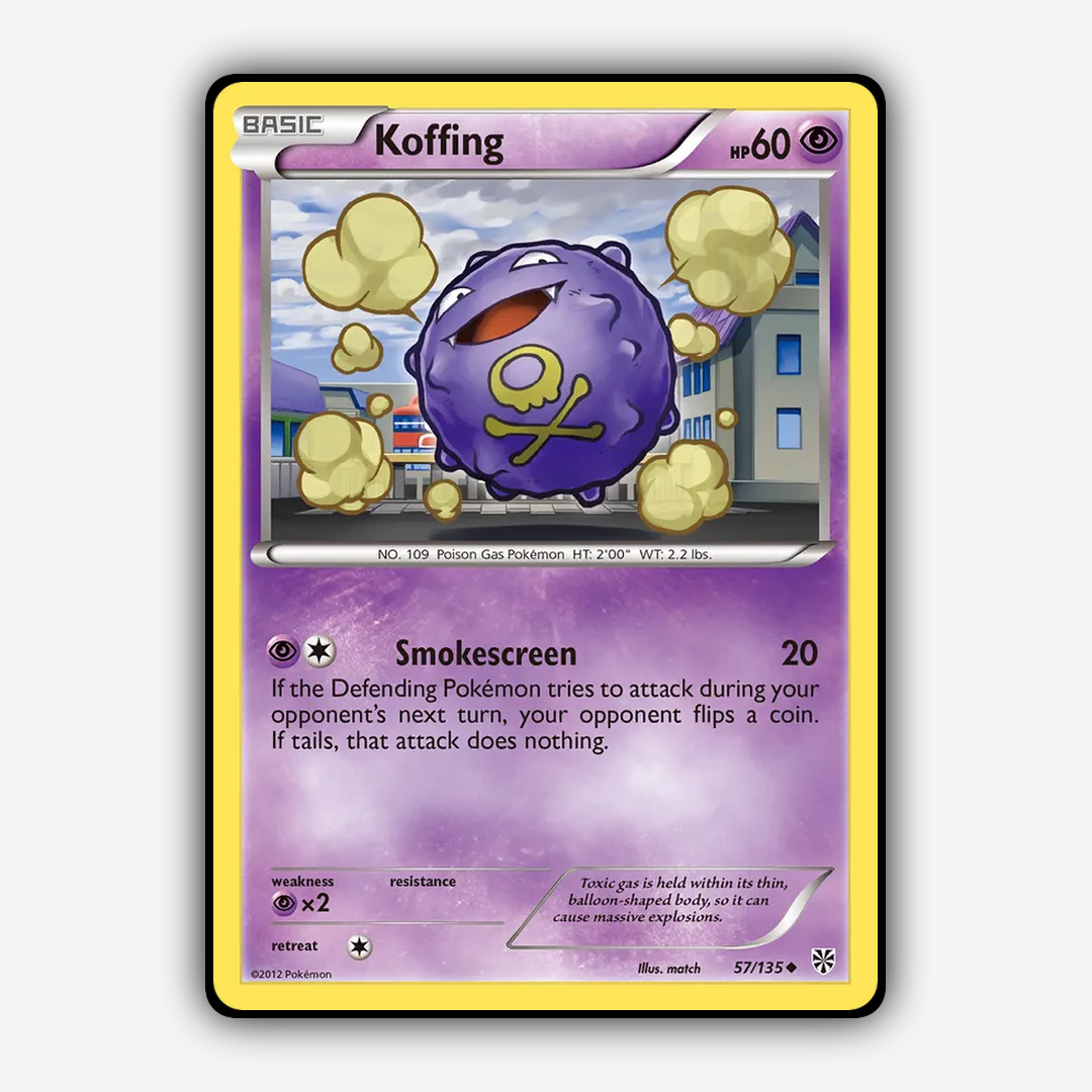 Koffing 057/135 - Plasma Storm Set - Card Rug