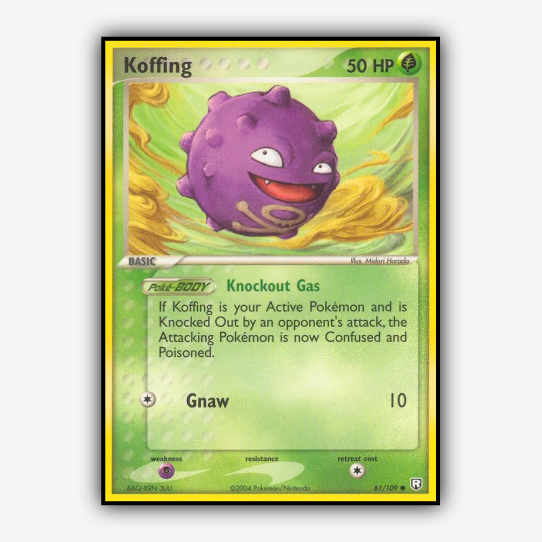 Koffing 061/109 - Team Rocket Returns Set - Card Rug