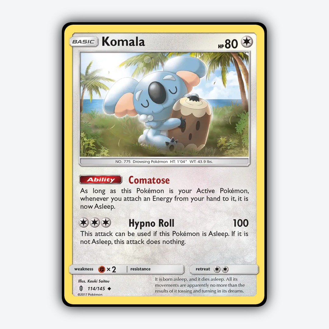 Komala 114/145 - Guardians Rising Set - Card Rug