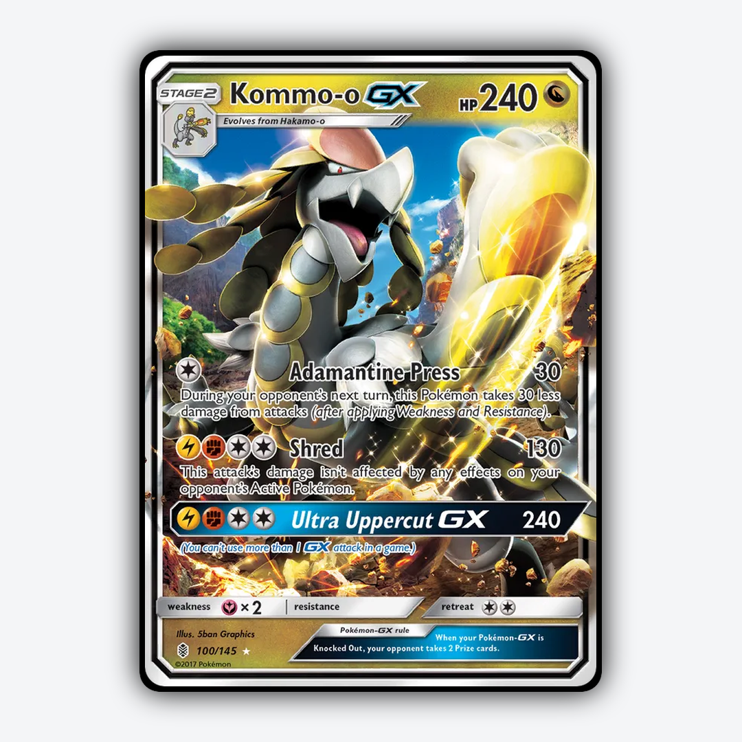 Kommo-o-GX 100/145 - Guardians Rising Set - Card Rug