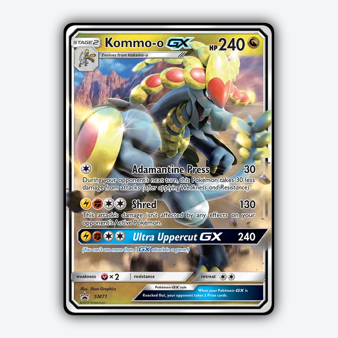 Kommo-o-GX #71 - SM Black Star Promos Set - Card Rug