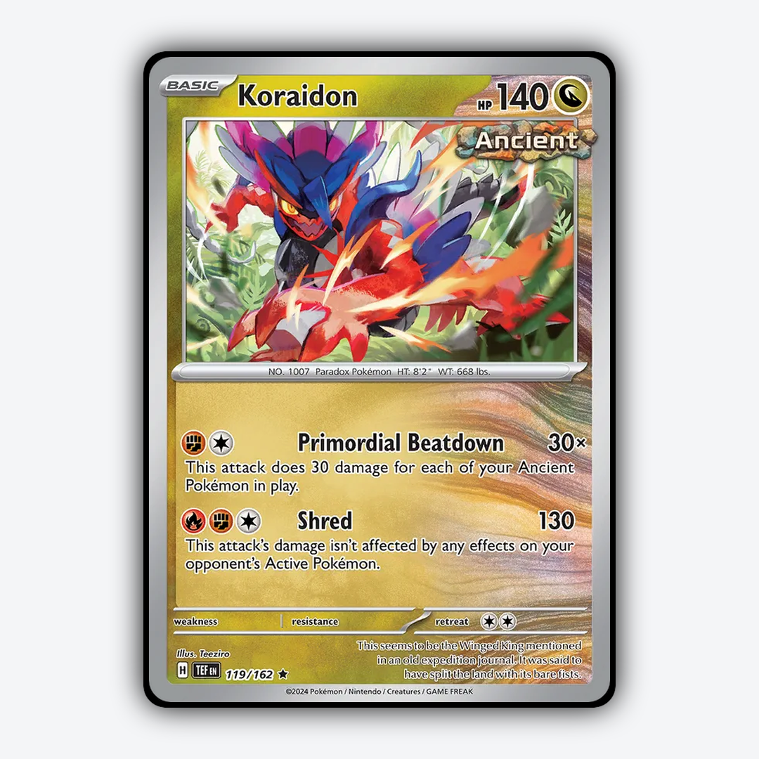 Koraidon 119/162 - Temporal Forces Set - Card Rug