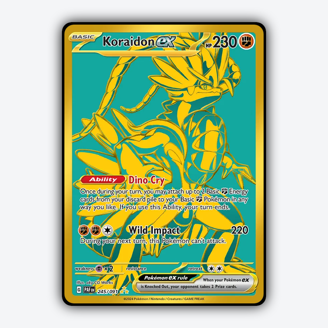 Koraidon ex #245 - Paldean Fates Set - Card Rug