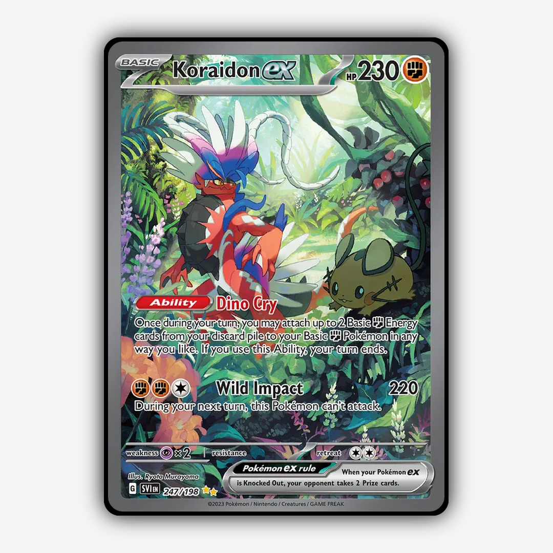 Koraidon ex 247/198 - Scarlet & Violet Set - Card Rug