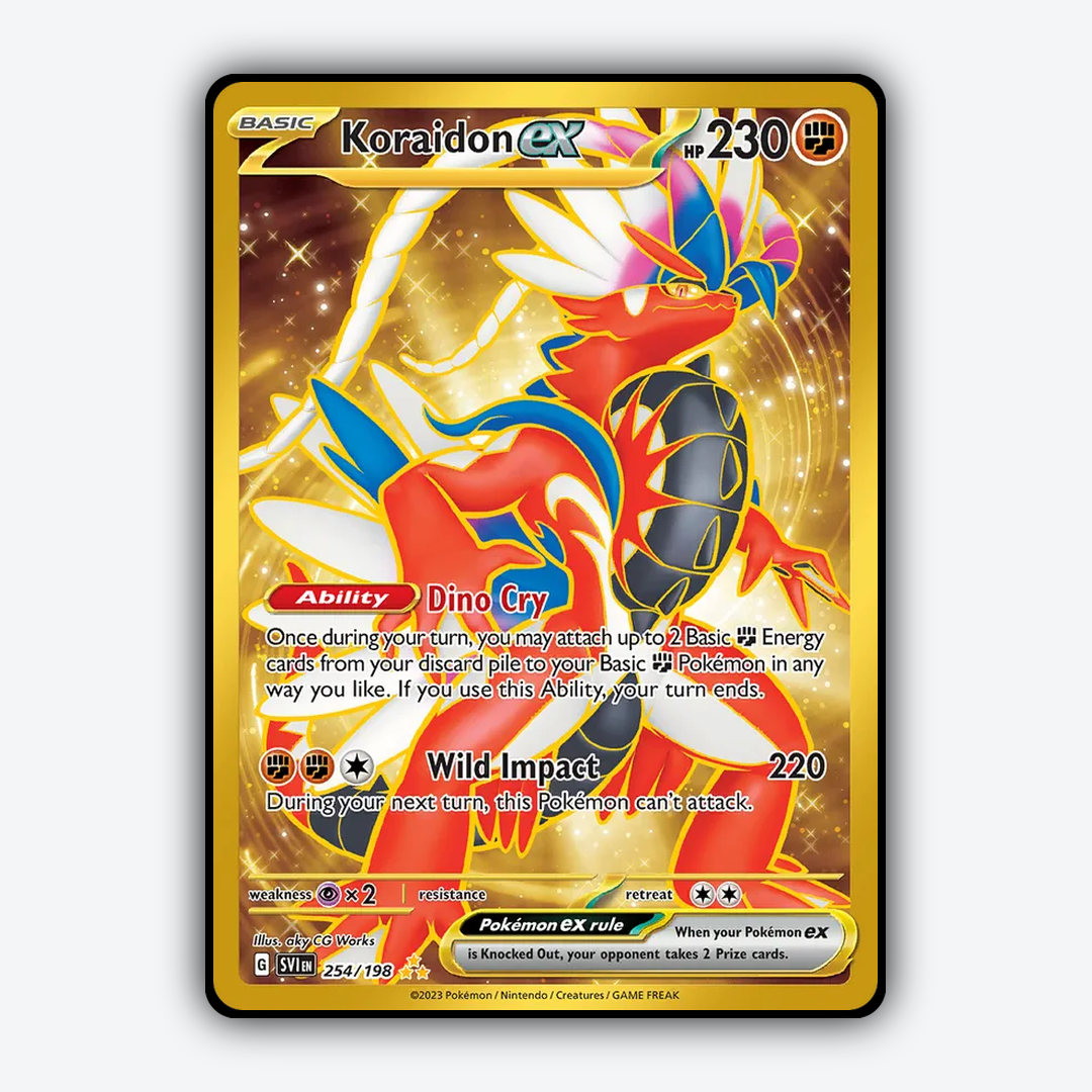 Koraidon ex 254/198 - Scarlet & Violet Set - Card Rug
