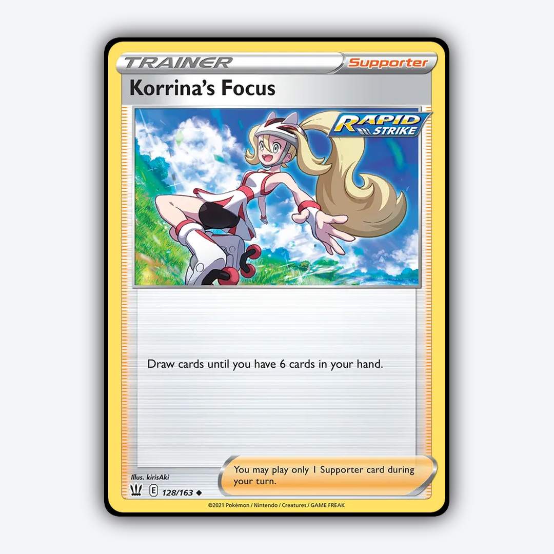 Korrina's Focus 128/163 - Battle Styles Set - Card Rug