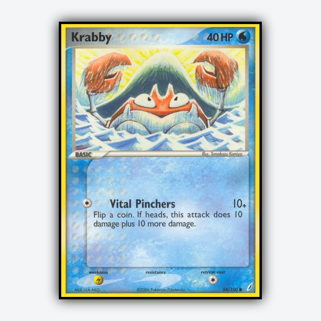 Krabby 054/100 - Crystal Guardians Set - Card Rug