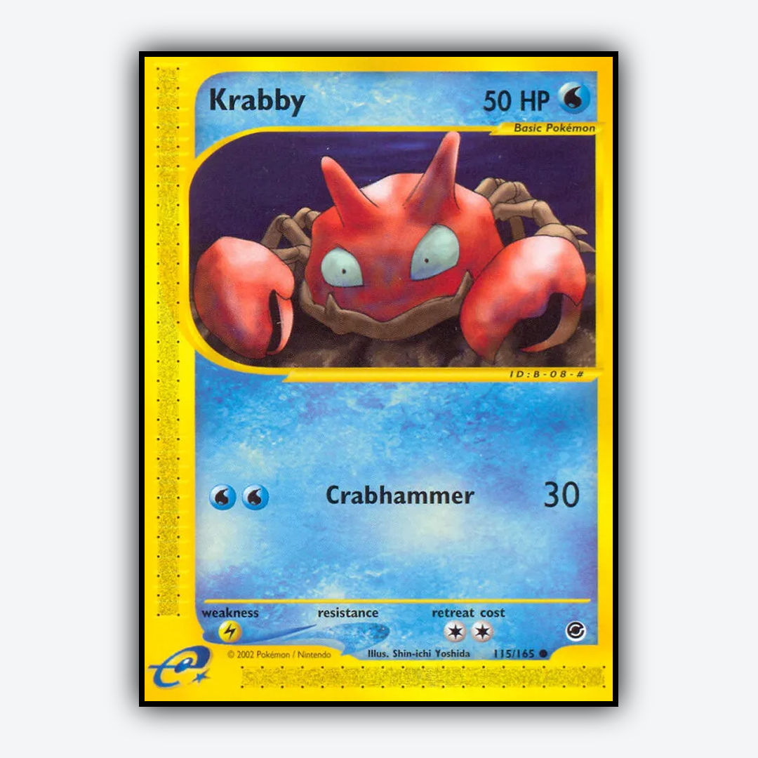 Krabby 115/165 - Expedition Base Set - Card Rug