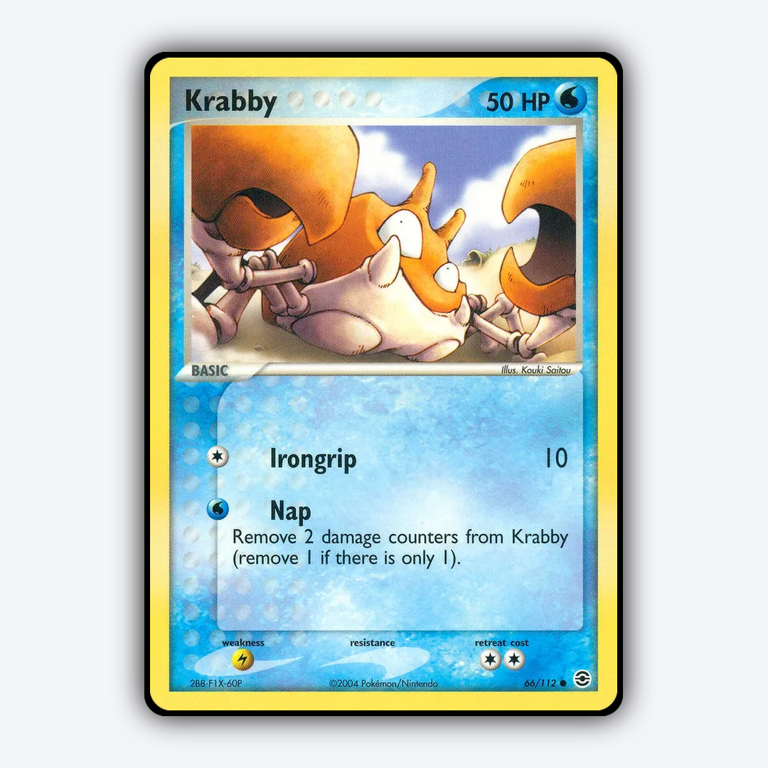 Krabby 066/112 - FireRed & LeafGreen Set - Card Rug