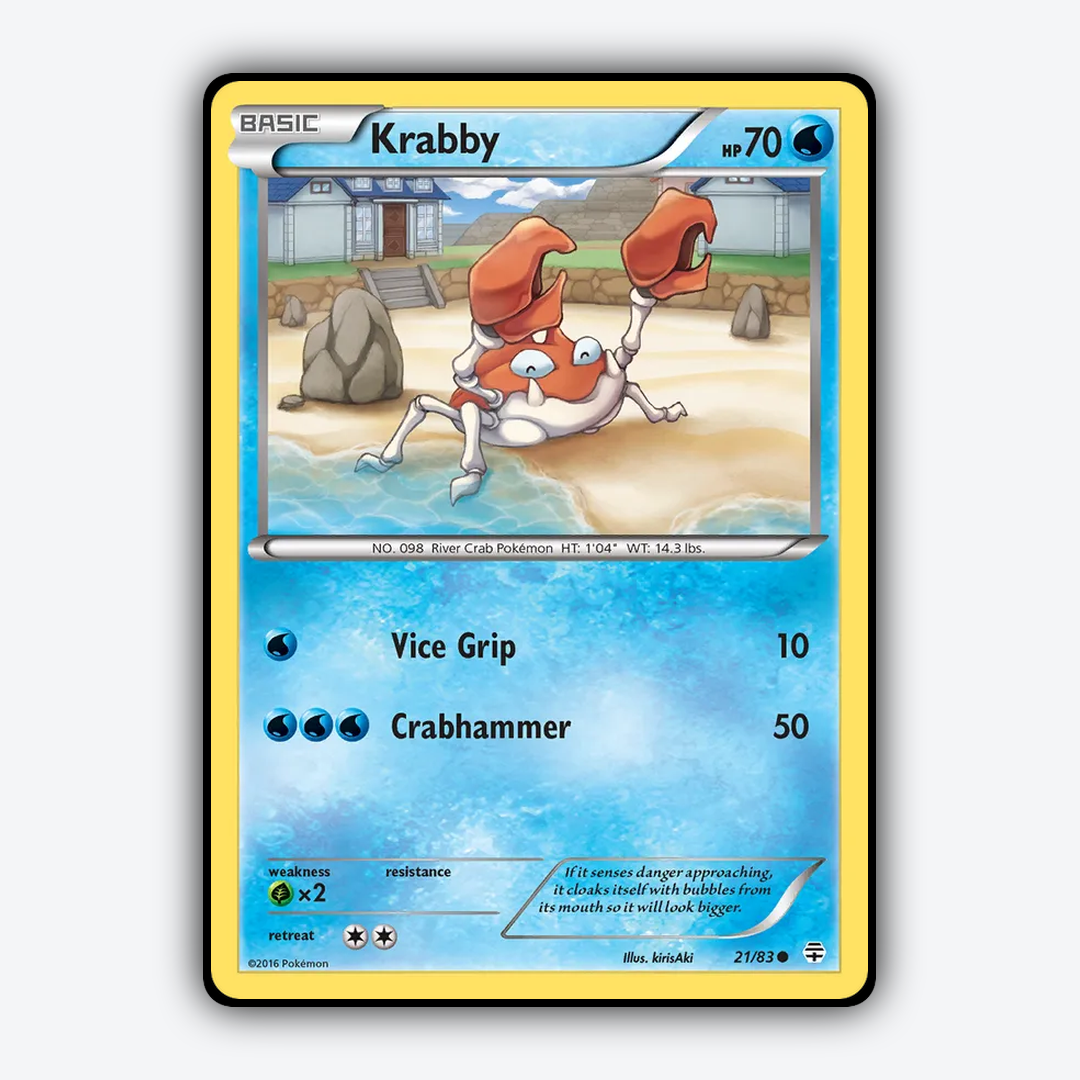 Krabby 021/83 - Generations Set - Card Rug