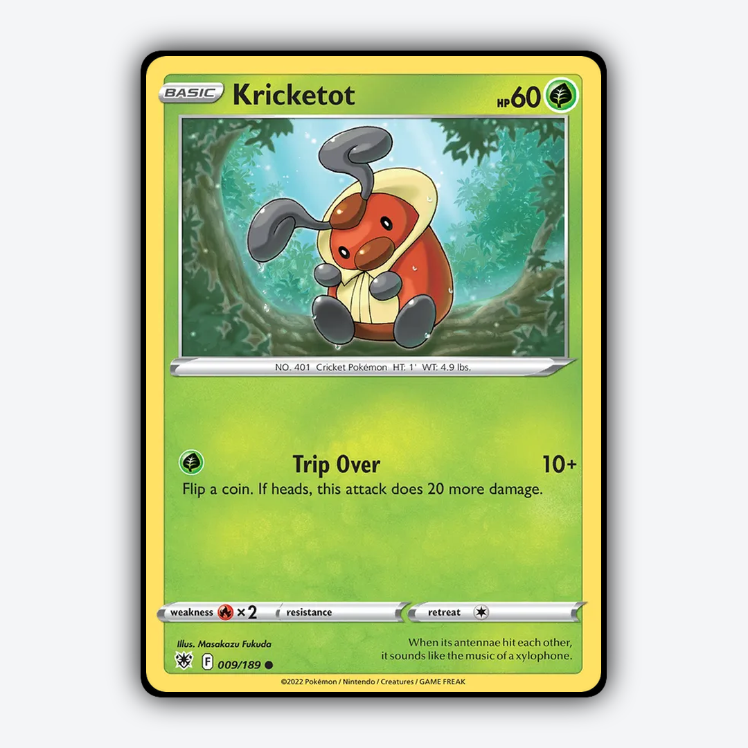 Kricketot 009/189 - Astral Radiance Set - Card Rug