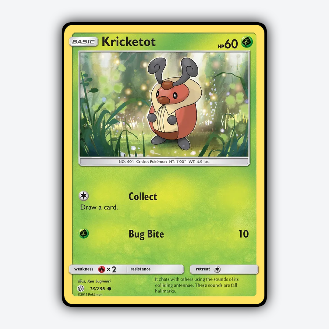 Kricketot 013/236 - Cosmic Eclipse Set - Card Rug