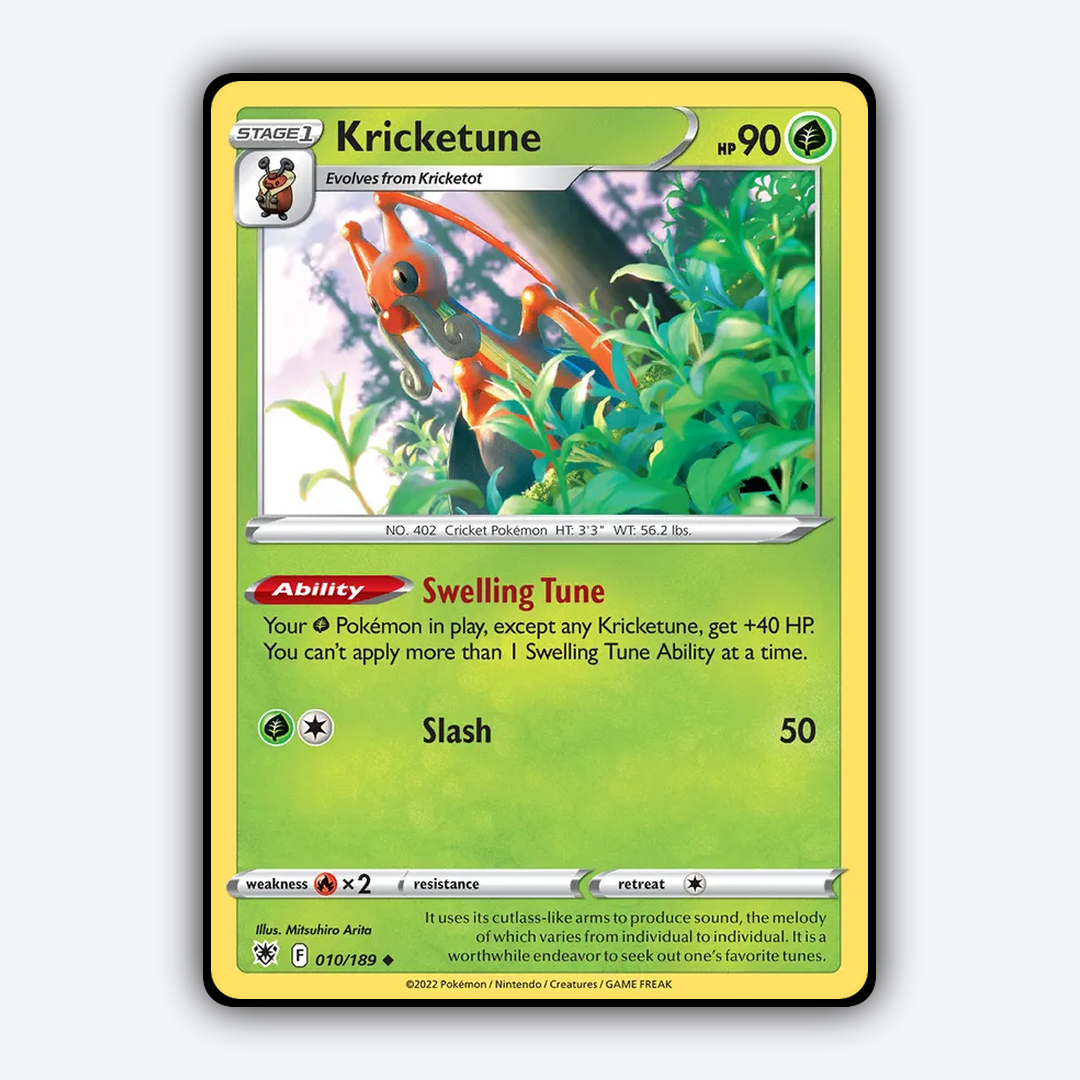 Kricketune 010/189 - Astral Radiance Set - Card Rug