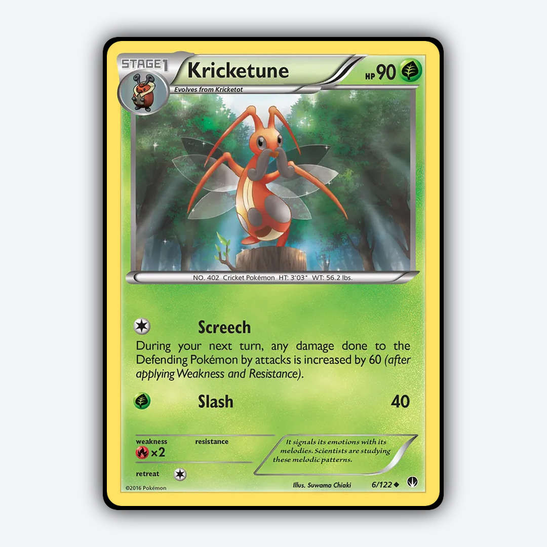 Kricketune 006/122 - BREAKpoint Set - Card Rug