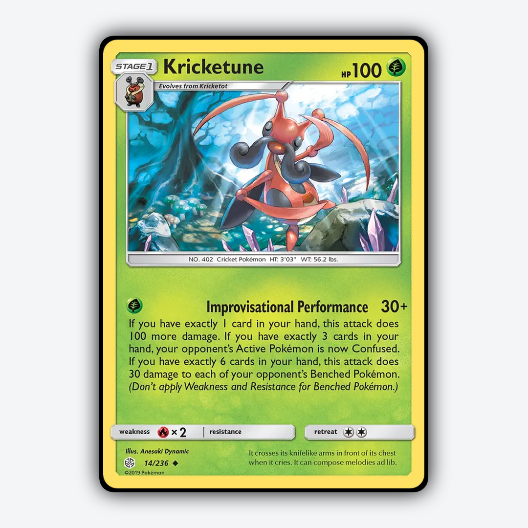Kricketune 014/236 - Cosmic Eclipse Set - Card Rug