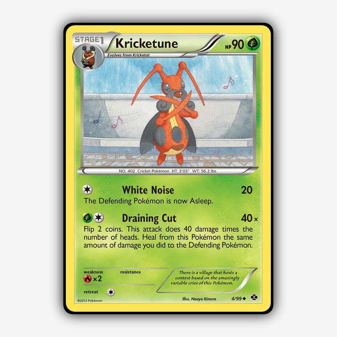 Kricketune 004/99 - Next Destinies Set - Card Rug