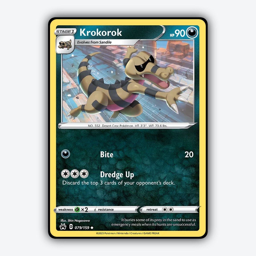 Krokorok 079/159 - Crown Zenith Set - Card Rug