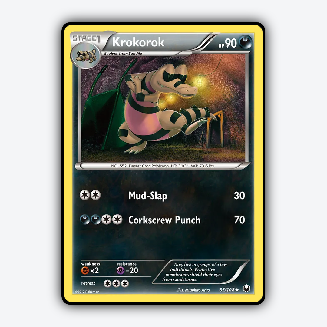 Krokorok 065/108 - Dark Explorers Set - Card Rug