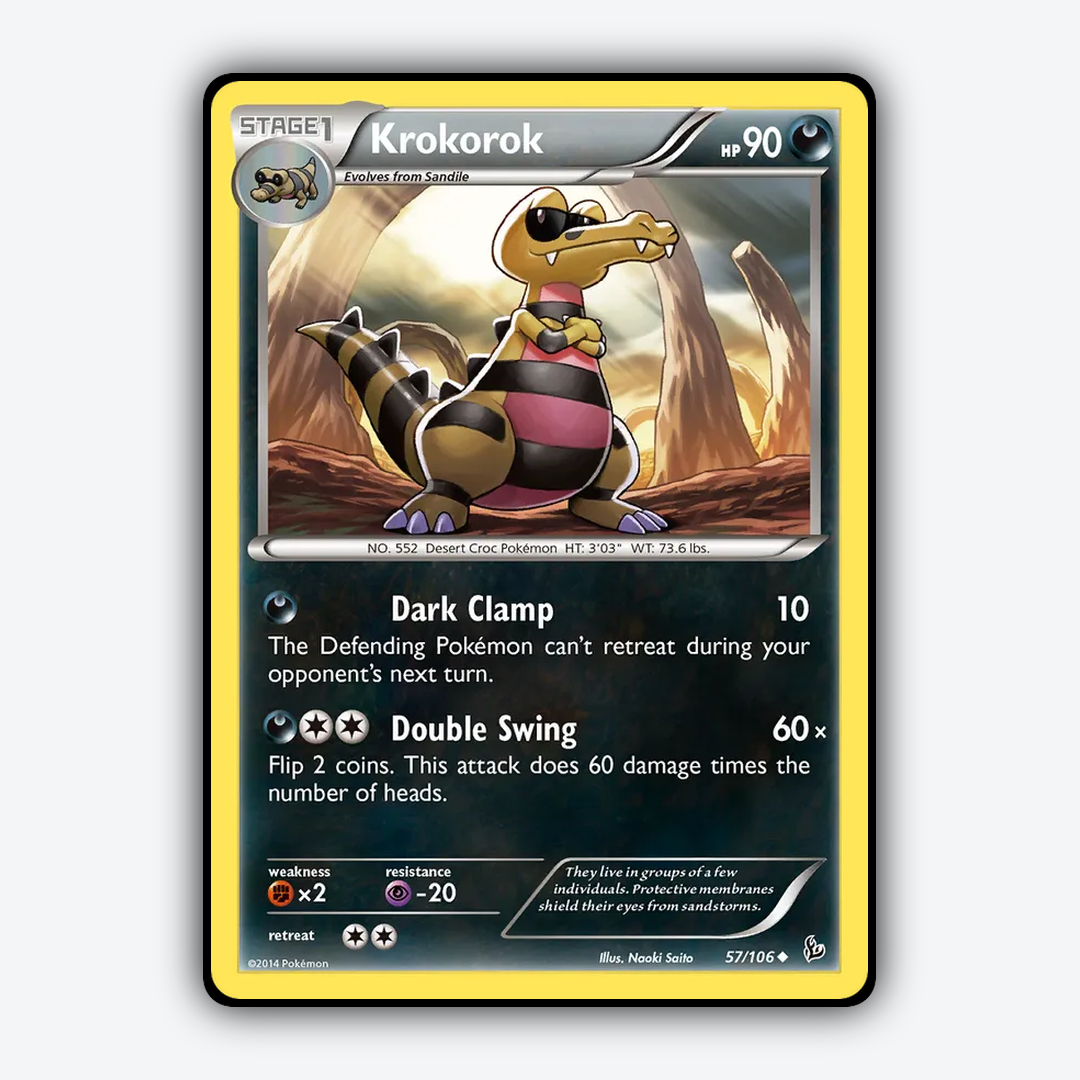Krokorok 057/106 - Flashfire Set - Card Rug