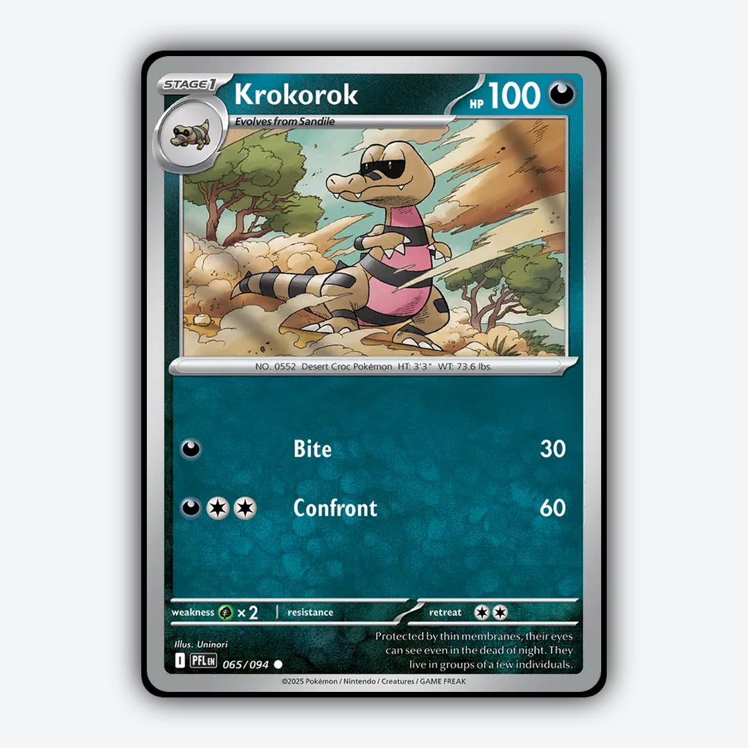 Krokorok 065/094 - Phantasmal Flames Set - Card Rug
