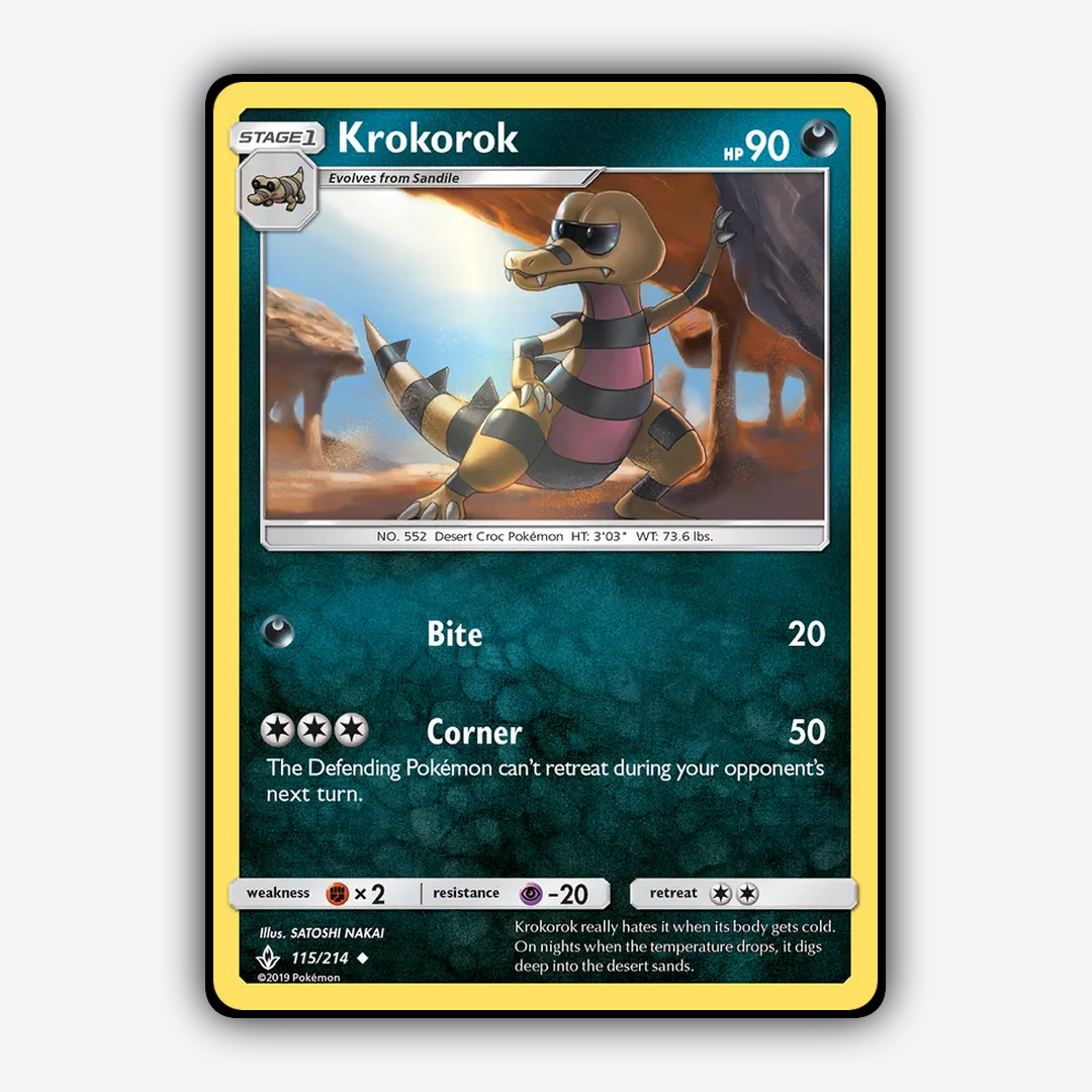 Krokorok 115/214 - Unbroken Bonds Set - Card Rug