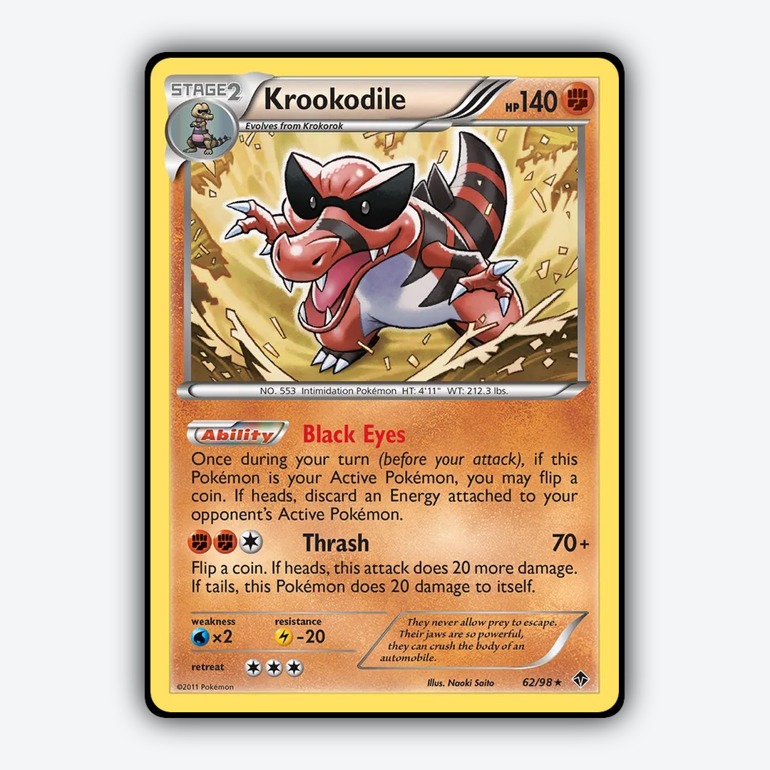 Krookodile 062/98 - Emerging Powers Set - Card Rug