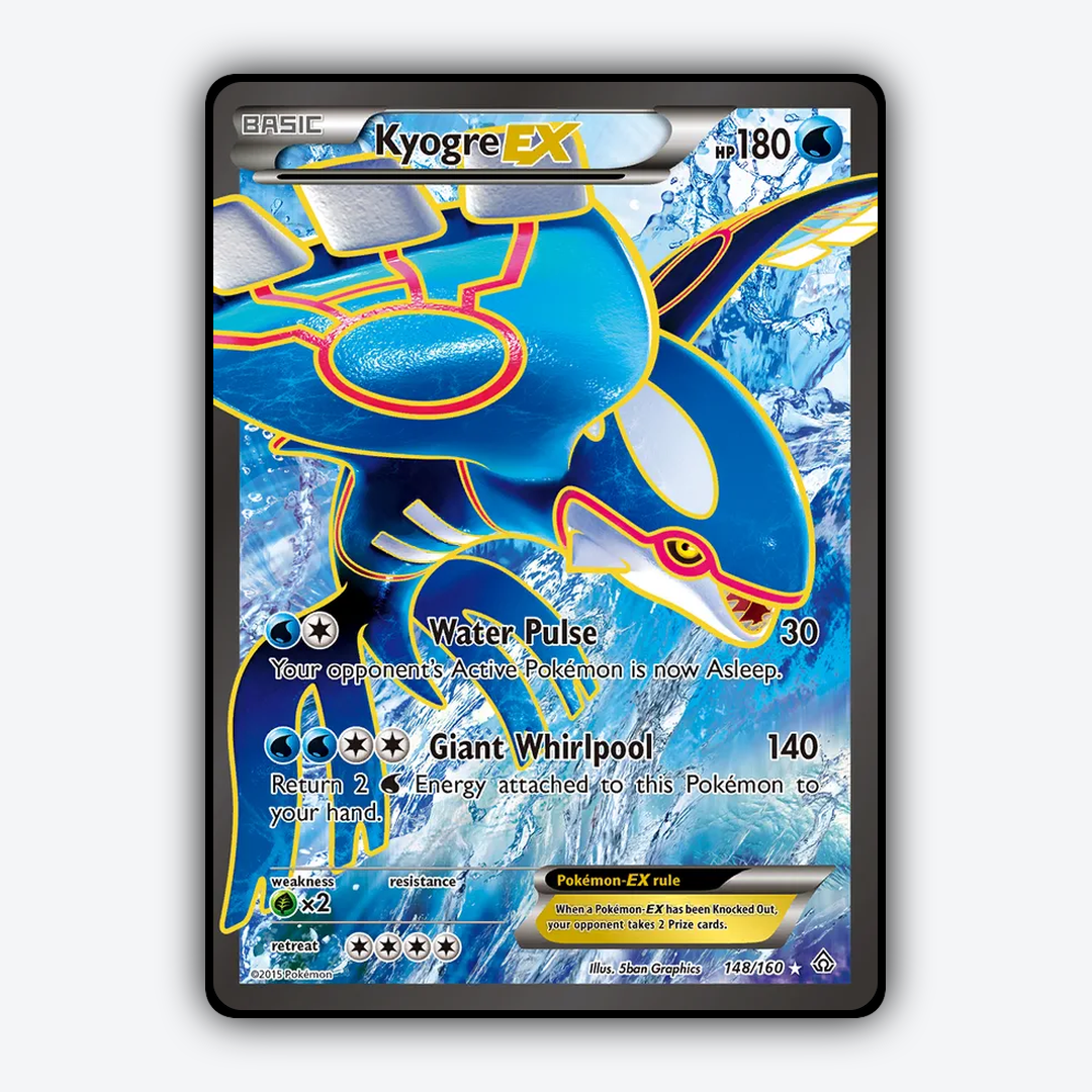 Kyogre-EX 148/160 - Primal Clash Set - Card Rug
