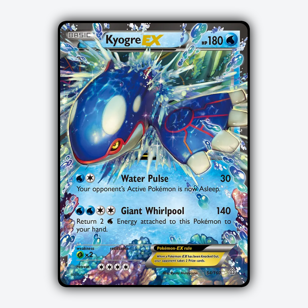 Kyogre-EX 054/160 - Primal Clash Set - Card Rug