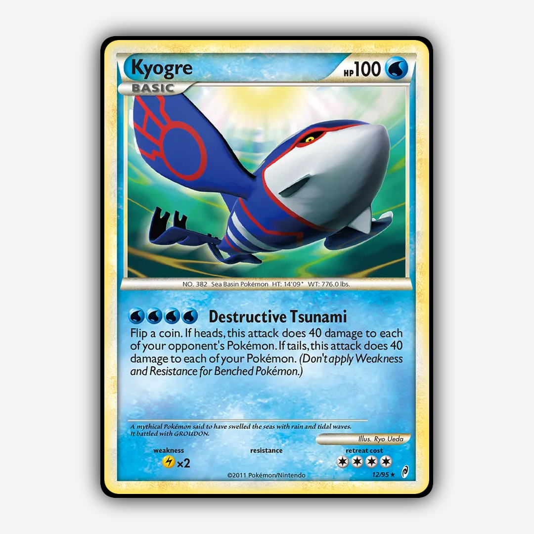 Kyogre 012/95 - Call of Legends Set - Card Rug