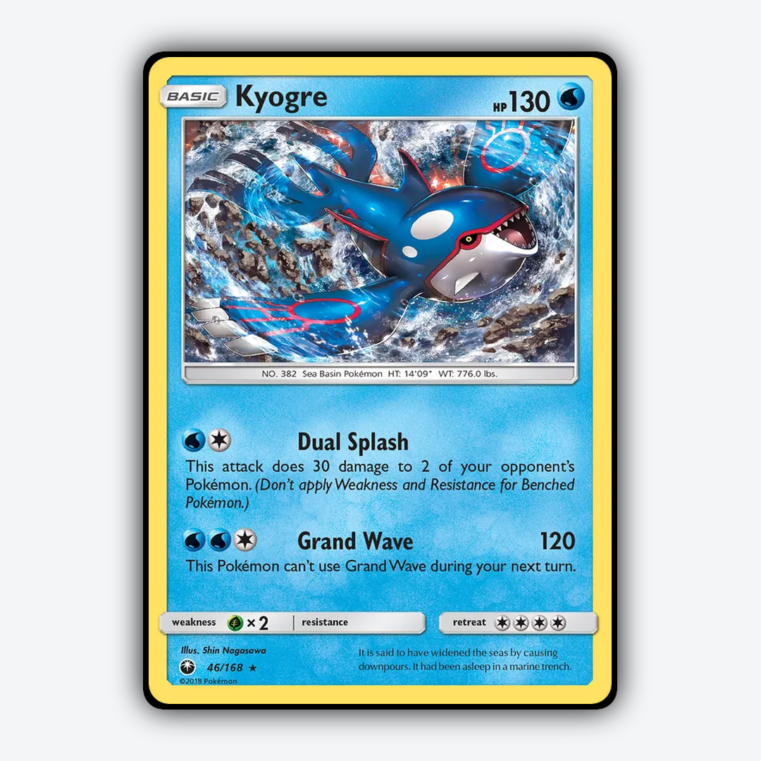 Kyogre 046/168 - Celestial Storm Set - Card Rug