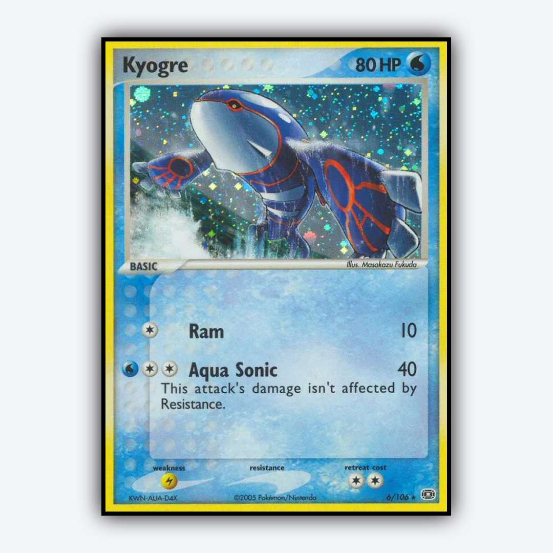 Kyogre 006/106 - Emerald Set - Card Rug