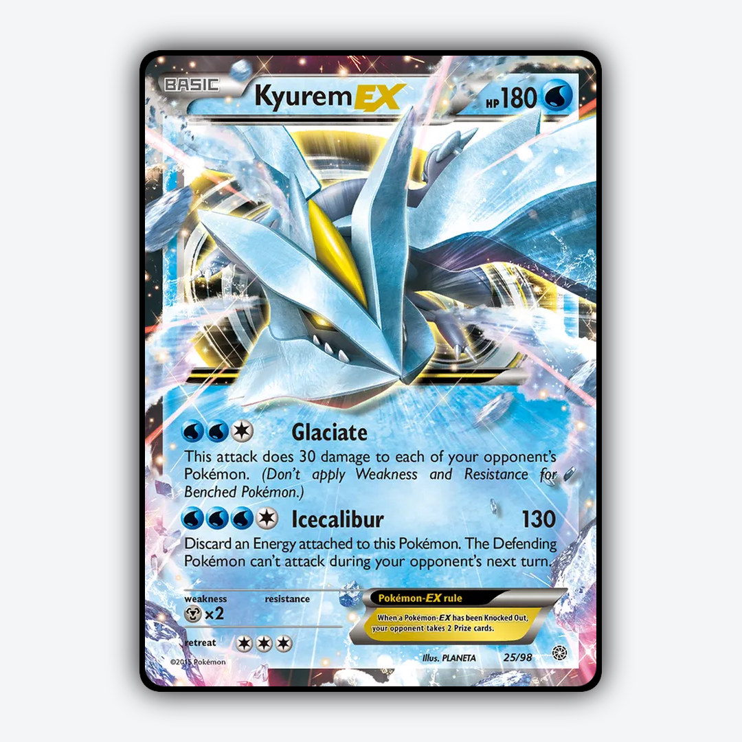 Kyurem-EX 025/98 - Ancient Origins Set - Card Rug