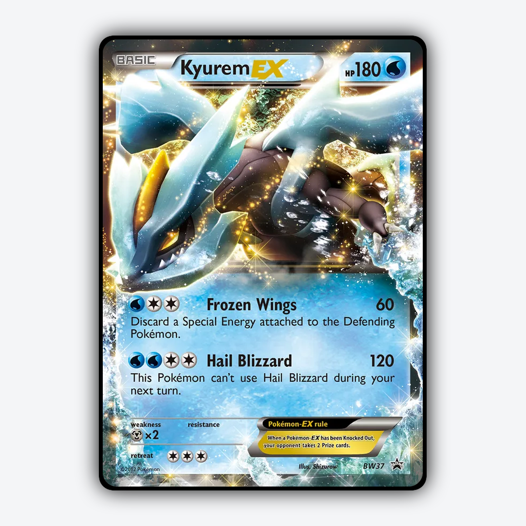 Kyurem-EX #37 - BW Black Star Promos Set - Card Rug
