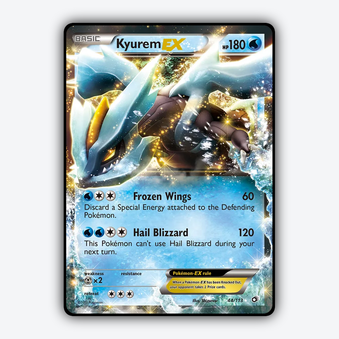 Kyurem-EX 044/113 - Legendary Treasures Set - Card Rug